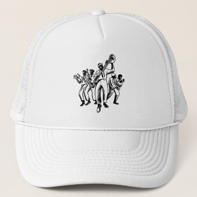 Gorra De Camionero Banda HBCU (Anverso)
