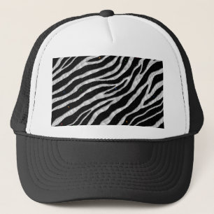 Gorra De Camionero Bandas de tiempo espacial arrancadas - Blanco