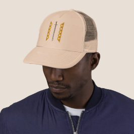 Gorra De Camionero Bandas decorativas y espadas medievales normandas