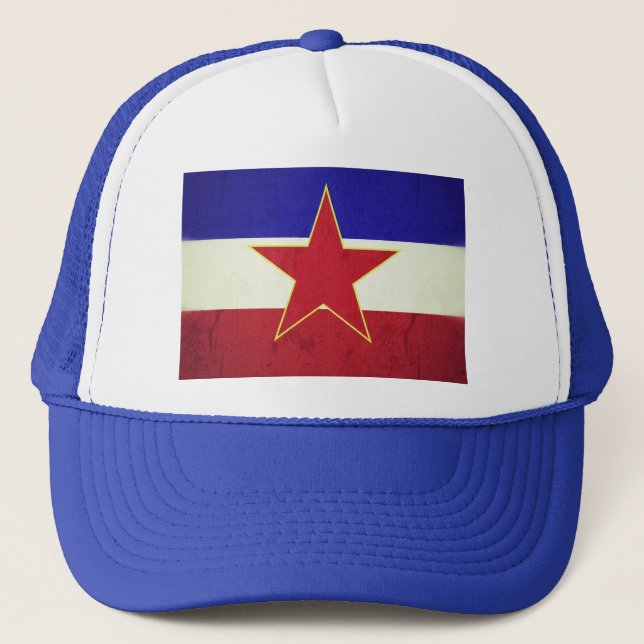 Gorra De Camionero Bandeira Iugoslávia (Anverso)