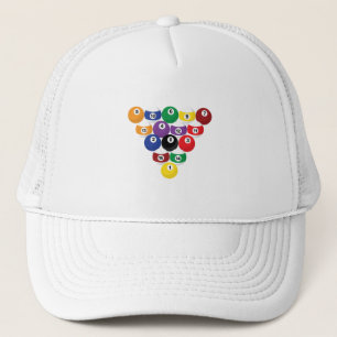 Gorra De Camionero Bandeja de bolas de billar