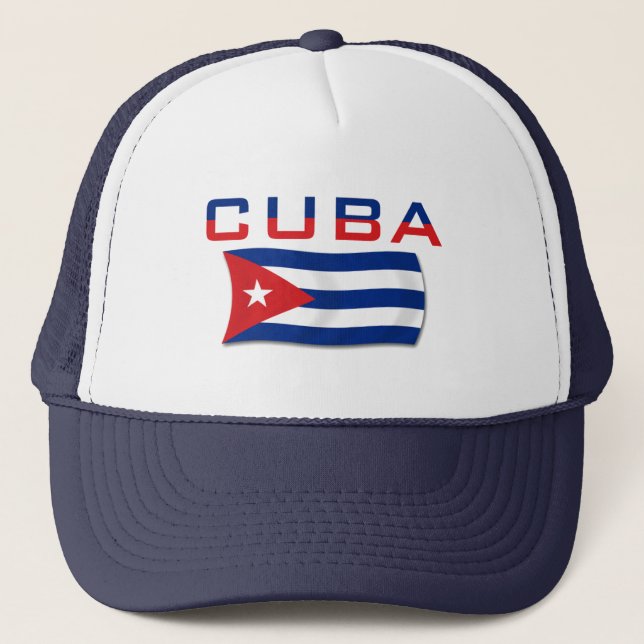 Gorra De Camionero Bandera 2 de Cuba (Anverso)