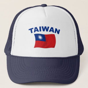 Gorra De Camionero Bandera 2 de Taiwán