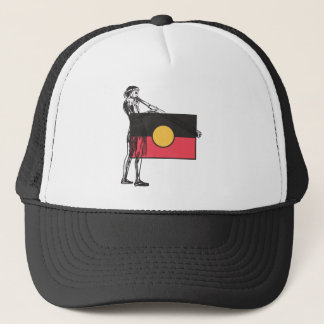 Gorra De Camionero Bandera aborigen australiana Guay