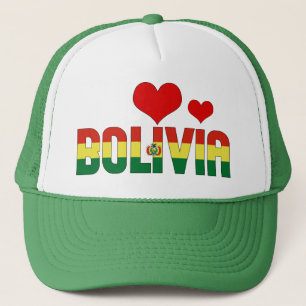 Gorra De Camionero Bandera adorable de Bolivia corona a patriotas