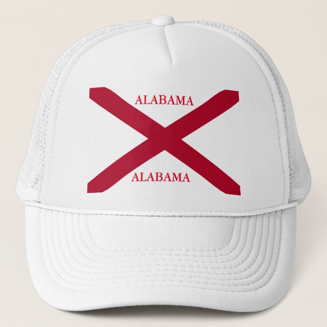 GORRA DE CAMIONERO BANDERA ALABAMA (Anverso)