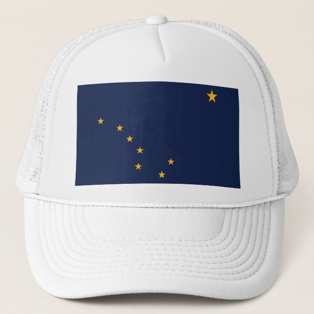 GORRA DE CAMIONERO BANDERA ALASKA (Anverso)