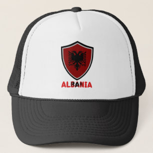 Gorra De Camionero Bandera albanesa