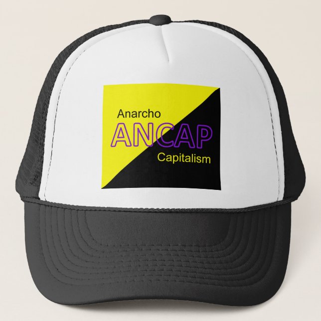 Gorra De Camionero Bandera amarilla y negra de ANCAP (Anverso)
