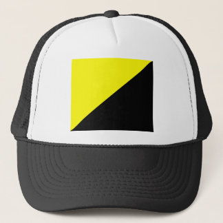 Gorra De Camionero Bandera amarilla y negra del capitalismo de