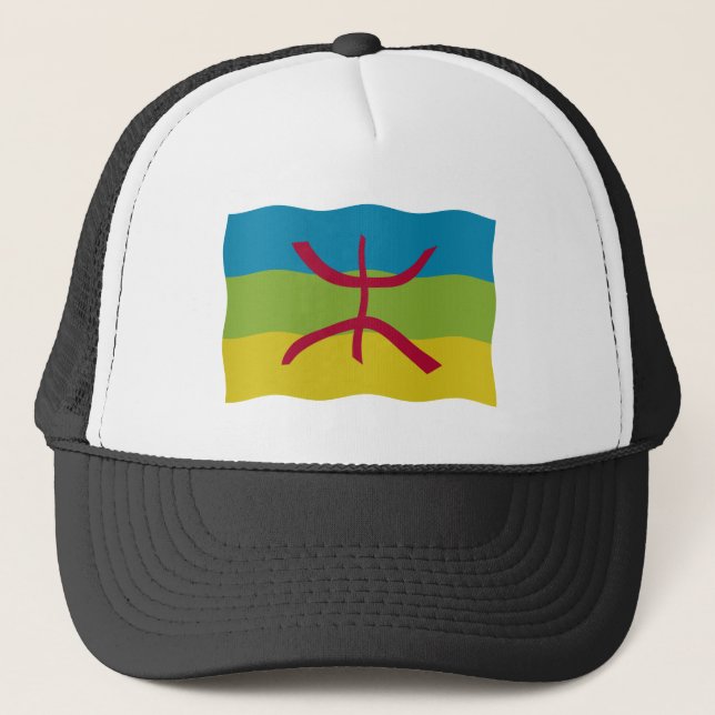 Gorra De Camionero Bandera amazigh (Anverso)
