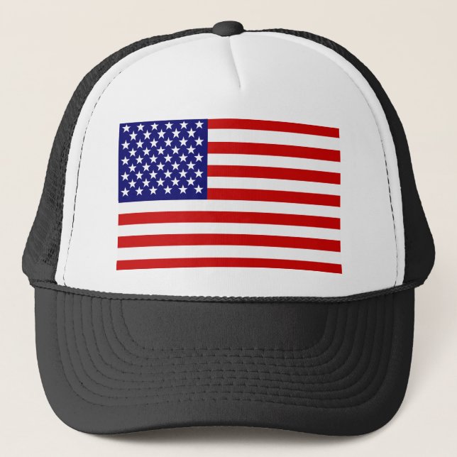 Gorra De Camionero Bandera americana (Anverso)