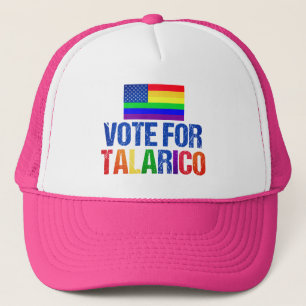 Gorra De Camionero Bandera Americana Arcoíris Talarico Elección 2026