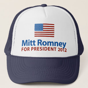 Gorra De Camionero Bandera americana de Mitt Romney