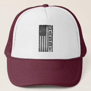 GORRA DE CAMIONERO BANDERA AMERICANA, PAPÁ, REGALO DEL DÍA DEL PADRE,