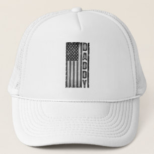 GORRA DE CAMIONERO BANDERA AMERICANA, PAPÁ, REGALO DEL DÍA DEL PADRE,