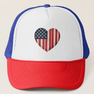 Gorra De Camionero Bandera Americana Patriótica de EEUU Estrella Fran