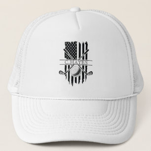 Gorra De Camionero Bandera Americana Patriótica de Golf
