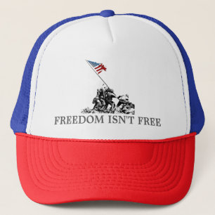 Gorra De Camionero Bandera americana patriótica - Iwo Jima - WWII