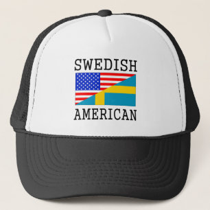 Gorra De Camionero Bandera americana sueca