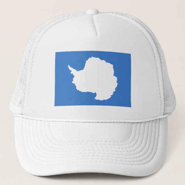 Gorra De Camionero Bandera antártica patriótica (Anverso)
