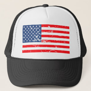 Gorra De Camionero Bandera apenada de los E.E.U.U. del estilo