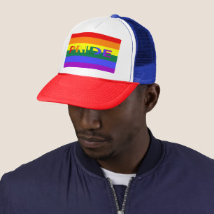 Gorra De Camionero Bandera arco iris del Orgullo LGBT