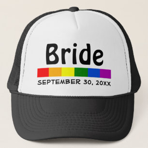 Gorra De Camionero Bandera arcoiris boda