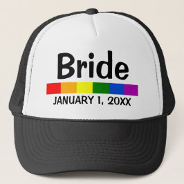 Gorra De Camionero Bandera arcoiris boda