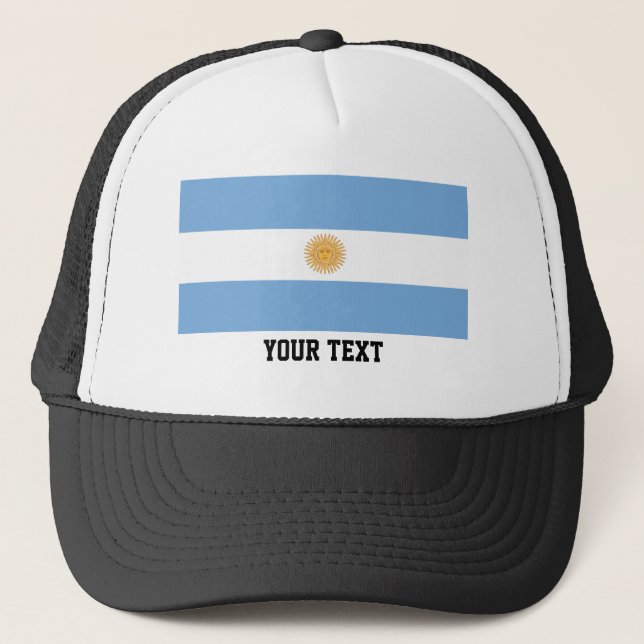 Gorra De Camionero bandera argentina (Anverso)