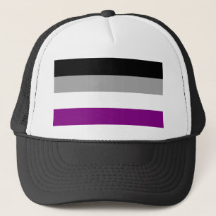 Gorra De Camionero Bandera asexual del orgullo