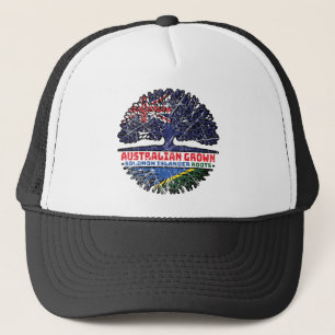 Gorra De Camionero Bandera australiana de las Islas Salomón