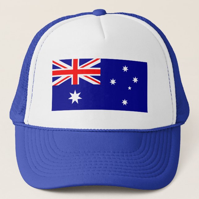 Gorra De Camionero Bandera australiana patriótica (Anverso)
