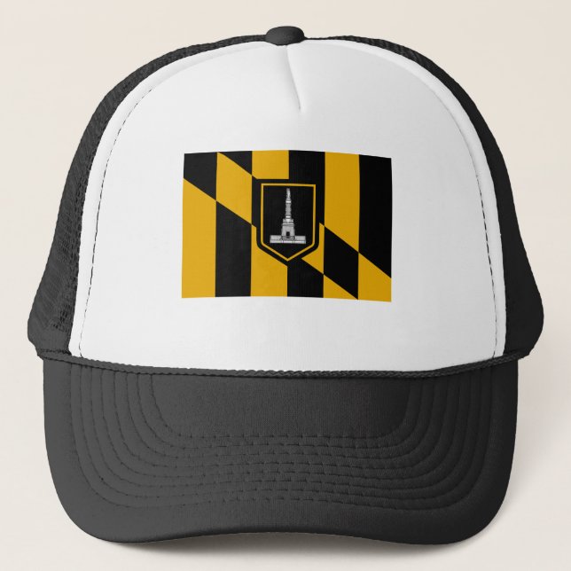 Gorra De Camionero Bandera Baltimore (Anverso)