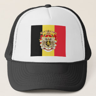 Gorra De Camionero Bandera belga y COA