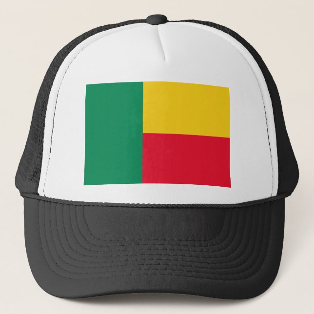 Gorra De Camionero bandera benin (Anverso)