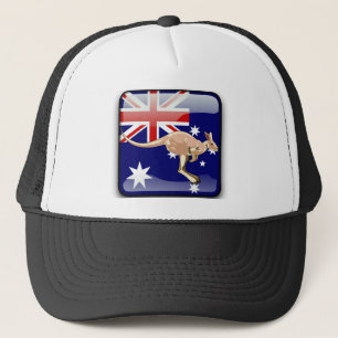 Gorra De Camionero Bandera brillante australiana