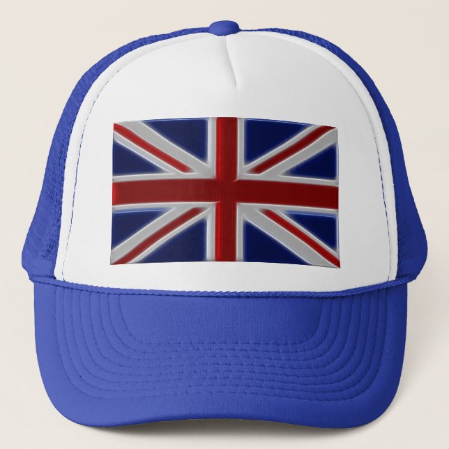 Gorra De Camionero Bandera británica, Union Jack, Patriotic Brit (Anverso)