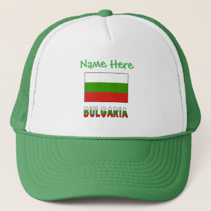 Gorra De Camionero Bandera búlgara personalización verde 