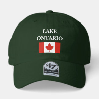 Gorra De Camionero Bandera canadiense del lago Ontario