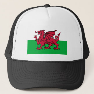 Gorra De Camionero Bandera Celta del Dragón Rojo de Gales & Galés