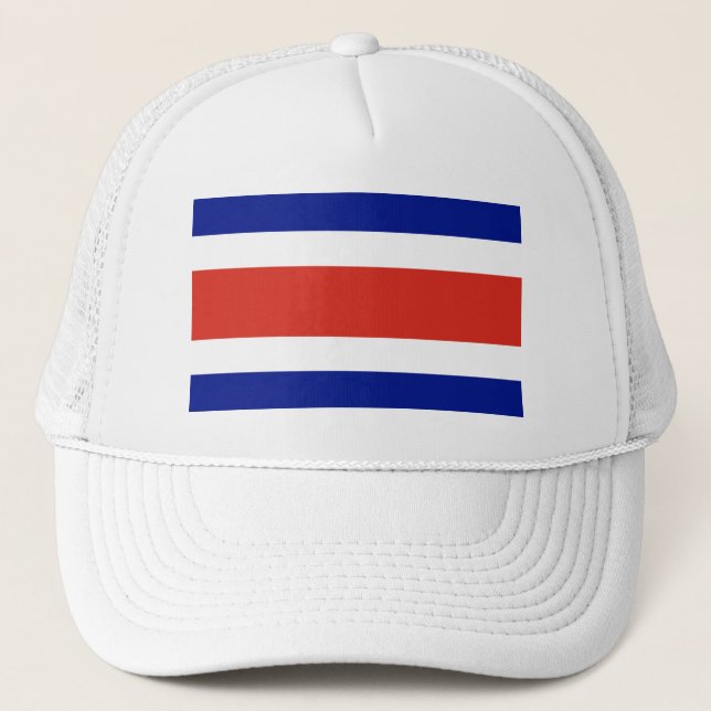 Gorra De Camionero Bandera Civil de Costa Rica (Anverso)