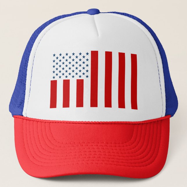 Gorra De Camionero Bandera civil de los Estados Unidos en tiempos de  (Anverso)