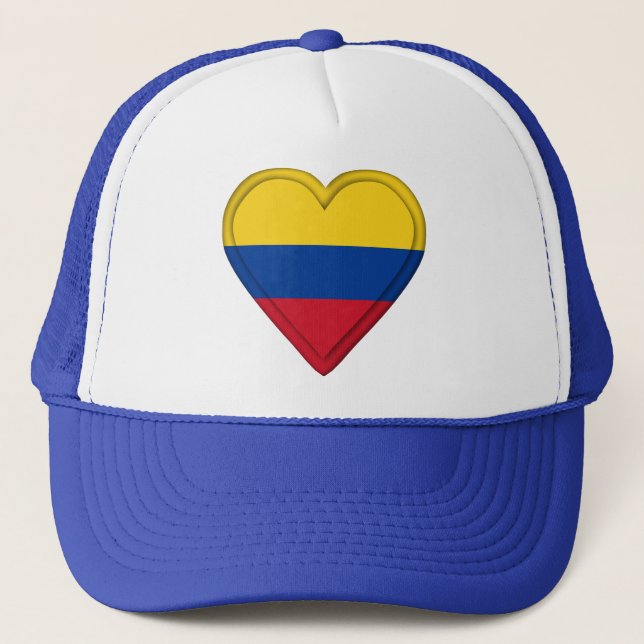 Gorra De Camionero Bandera colombiana de Colombia (Anverso)