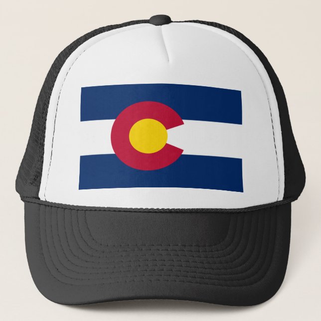 Gorra De Camionero Bandera Colorado (Anverso)