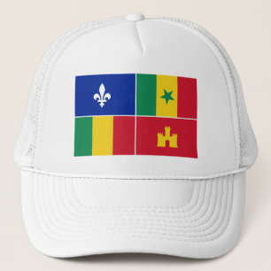 Gorra De Camionero bandera criolla de Luisiana