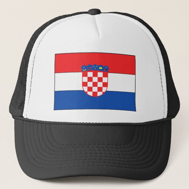 Gorra De Camionero Bandera croata (Anverso)