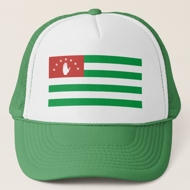 Gorra De Camionero Bandera de Abjasia Patriótica (Anverso)