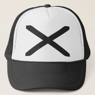 Gorra De Camionero Bandera de Alabama - negro