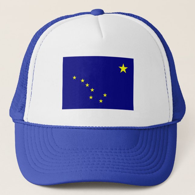 Gorra De Camionero Bandera de Alaska (Anverso)
